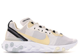 Nike React Element 55 White Pale Vanilla White/Pale Vanilla-Black-Pale Ivory (BQ6166-101)