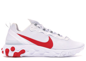 Nike React Element 55 White Red White/University Red (BQ6167-102)