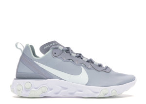 Nike  React Element 55 Wolf Grey Ghost Aqua (W) Wolf Grey/White-Ghost Aqua (BQ2728-005)