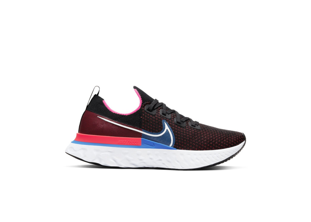 Nike React Infinity Run Flyknit Black Black/Red Orbit/Photo Blue (CD4371-005)
