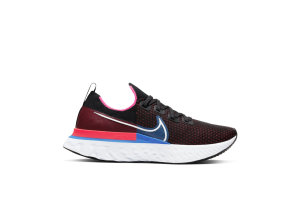 Nike  React Infinity Run Flyknit Black Black/Red Orbit/Photo Blue (CD4371-005)