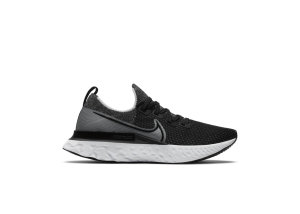 Nike  React Infinity Run Flyknit Black White Black/White/White (CD4371-012)