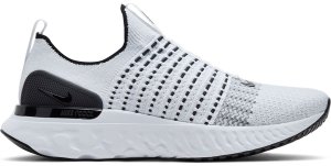 Nike React Phantom Run Flyknit 2 White Black White/White-Black-Pure-Platinum (CJ0277-100)