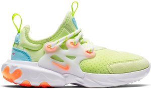 Nike  React Presto Barely Volt (PS) Barely Volt/Hyper Crimson-Blue Gaze-Volt-White (BQ4003-700)