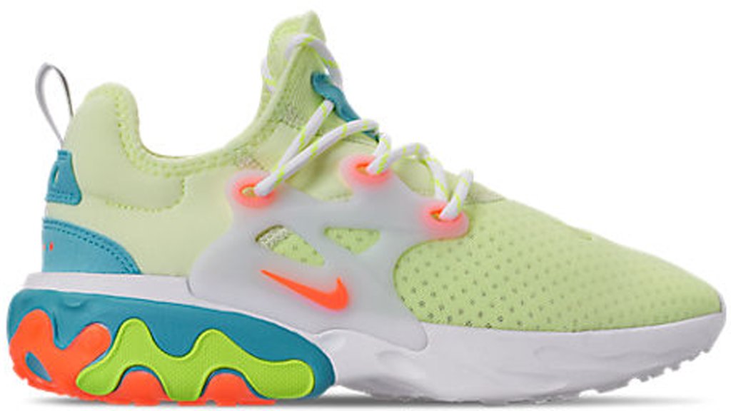 Nike React Presto Barely Volt (W) Barely Volt/Hyper Crimson-Blue Gaze-Volt-White (CD9015-700)