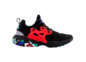 Nike React Presto Black Red Multicolor (GS) Black/University Red-Multi (CD8138-001)