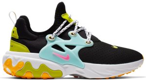 Nike  React Presto Black Teal Tint Cyber (W) Black/Psychic Pink-Laser Orange-Teal Tint-Cyber (CJ0554-001)