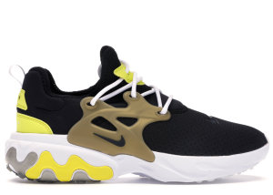 Nike  React Presto Brutal Honey Black/Black-Yellow Streak-Metallic Gold-White (AV2605-001)