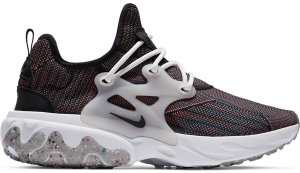 Nike React Presto Flyknit Multi Black Black/Vast Grey-Fire Pink-Black (CN1709-001)