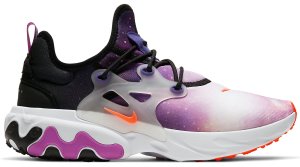 Nike  React Presto Galaxy Black/White-Orange-Purple (CN7664-002)