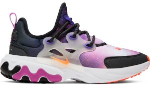 Nike  React Presto Galaxy (GS) Black/Court Purple-Blue Fury-Total Orange (CT6624-002)