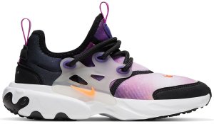 Nike React Presto Galaxy (PS) Black/Court Purple-Blue Fury-Total Orange (CW3074-002)