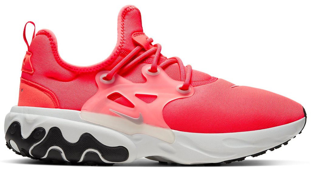 Nike React Presto Laser Crimson Laser Crimson/Off White-Black-Metallic Silver (CK4538-600)
