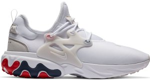 Nike  React Presto USA White White/Midnight Navy-University Red-Vast Grey (AV2605-102)