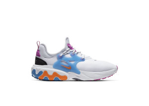 Nike  React Presto White Active Fuchsia White/Black-Active Fuchsia-Magma Orange (CW7053-100)