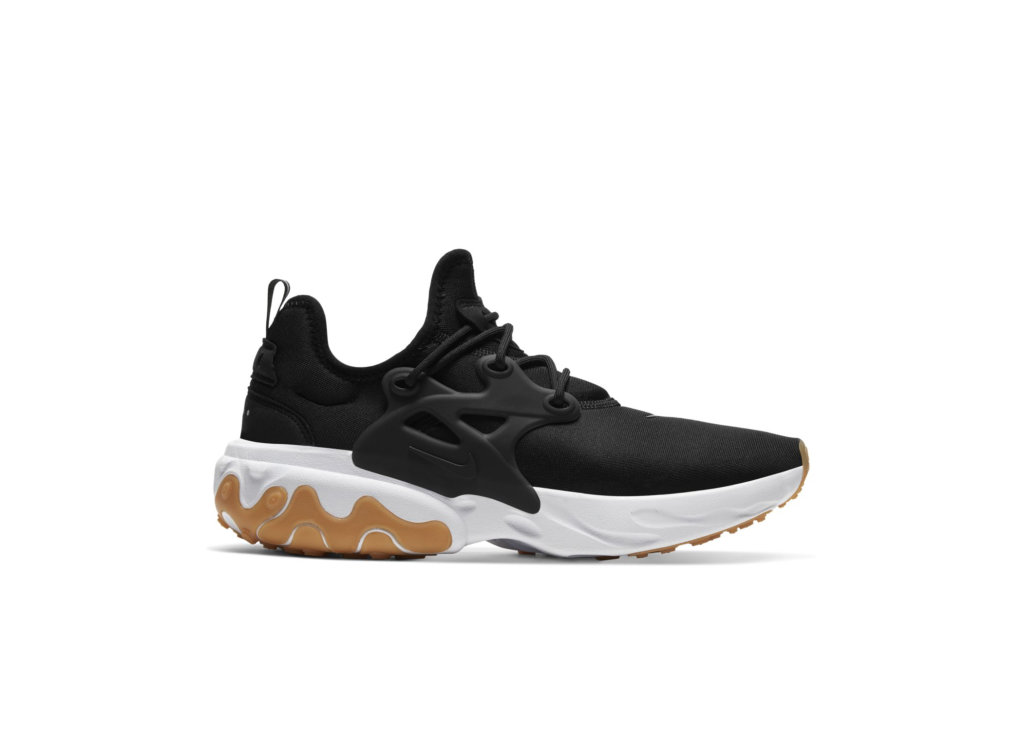 Nike Reacto Presto Black Black/White/Gum Light Brown (AV2605-007)