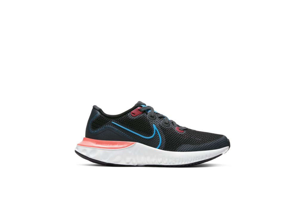 Nike Renew Run Black Laser Blue (GS) Black/Laser Crimson/Dark Smoke (CT1430-090)