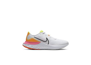 Nike  Renew Run White Pink Blast (GS) White/Platinum Tint/Pink Blast (CT1430-100)