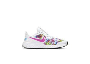Nike Revolution 5 Fable White (GS) White/Fire Pink/Blue Fury (CJ2092-100)