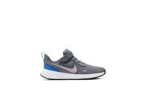 Nike  Revolution 5 Smoke Grey (PS) Smoke Grey/White/Soar (BQ5672-051)