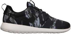 Nike  Roshe Run Black Tiger Camo Black/Black-Sail-Mercury Grey (555445-001)