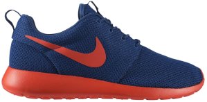 Nike Roshe Run Dark Royal Ornage Dark Royal Blue/Team Orange-Volt (511881-483)
