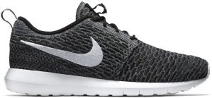 Nike  Roshe Run Flyknit Dark Grey Black/White-Dark Grey-Cool Grey (677243-010)