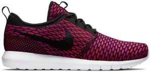 Nike  Roshe Run Flyknit Fireberry Black/White-Fireberry-Total Orange (677243-004)