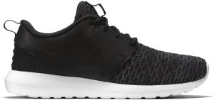 Nike  Roshe Run Flyknit PRM Black White Black/Black-Dark Grey-White (746825-001)