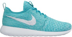 Nike  Roshe Run Flyknit Sport Turquoise (W) Sport Turquoise/White-Hyper Turquoise (704927-300)