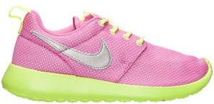 Nike Roshe Run Red Violet Metallic Silver Volt (GS) Red Violet/Metallic Silver-White-Volt Ice (599729-501)
