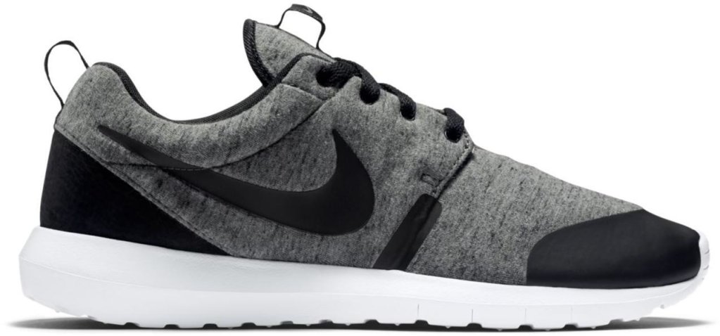 Nike Roshe Run Tech Fleece Cool Grey Cool Grey/Black-White (749658-002)