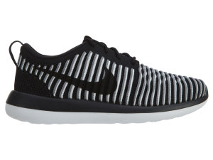 Nike  Roshe Two Flyknit Black Black White (W) Black/Black/White (844929-001)