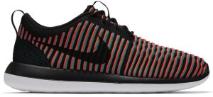 Nike  Roshe Two Flyknit Bright Crimson Black/Bright Crimson-Clear Jade-Black (844833-003)