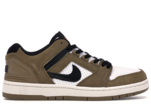 Nike SB Air Force 2 Low Escape Lichen Brown/Black-White-Phantom (AO0300-300)