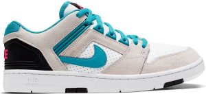 Nike  SB Air Force 2 Low South Beach White/Teal Nebula-Black-Pink Flash (AO0300-101)