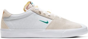 Nike SB Air Zoom Bruin Edge White Neptune Green White/Vivid Orange-Gum Light Brown-Neptune Green (CD5036-100)