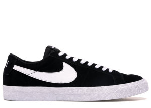 Nike SB Blazer Low Black White Black/White-Gum Light Brown (864347-019)
