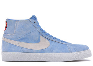 Nike  SB Blazer Mid Lance Mountain English Rose University Blue/Light Bone-Habanero Red (864349-406)