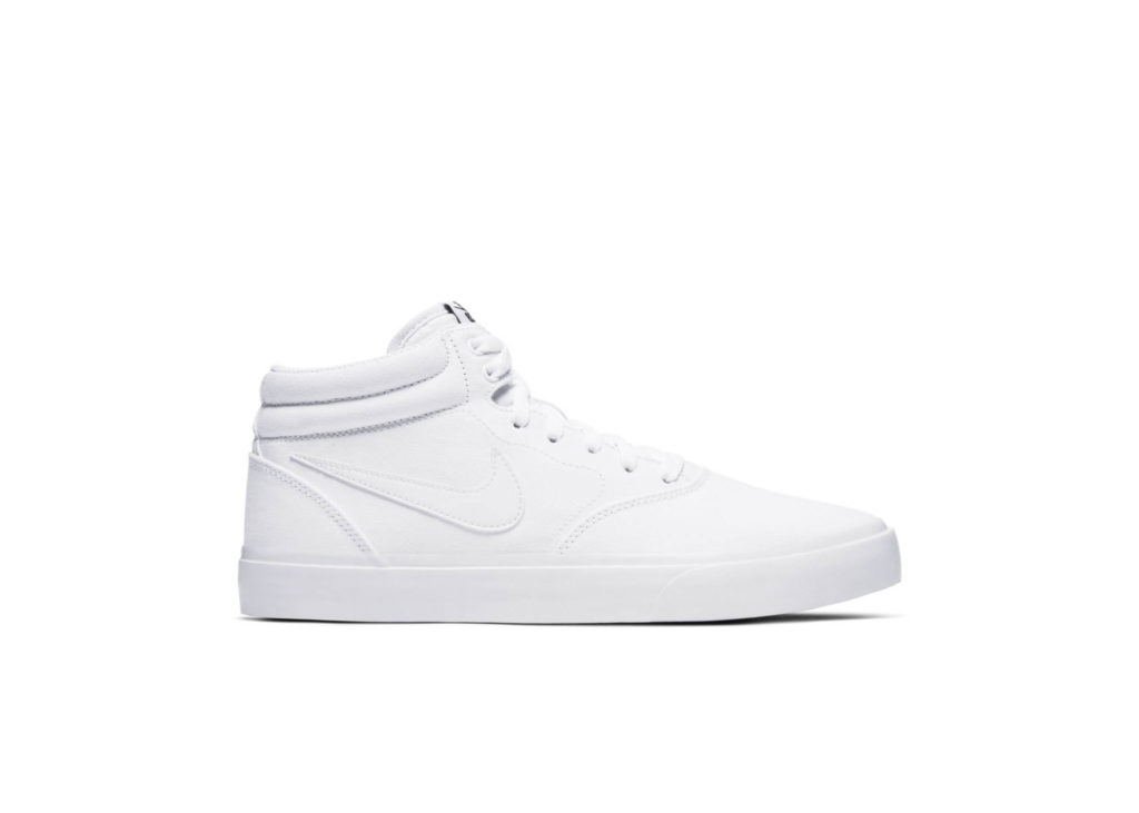 Nike SB Charge Mid Canvas Triple White White/White/White (CN5264-100)