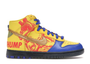 Nike SB Dunk High Doernbecher 2012 (GS) Vivid Sulfur/Game Royal (579604-740)