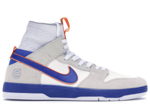 Nike SB Dunk High Elite Medicom (2018) White/College Blue-White-Gold Post (918287-147)