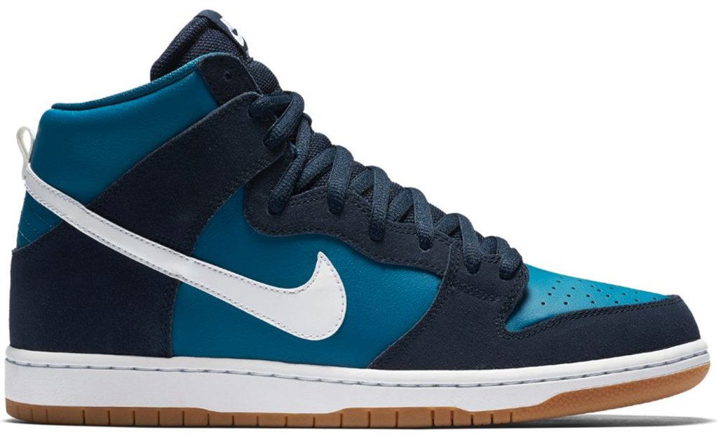 Nike SB Dunk High Industrial Blue Obsidian/White-Industrial Blue (854851-414)