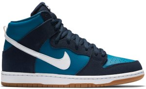 Nike SB Dunk High Industrial Blue Obsidian/White-Industrial Blue (854851-414)