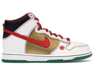 Nike  SB Dunk High Money Cat White/Chile Red (305050-162)