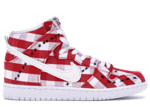 Nike  SB Dunk High Picnic University Red/White-White (305050-610)