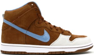 Nike  SB Dunk High Skate Mental Hazelnut/Light Blue (313171-241)