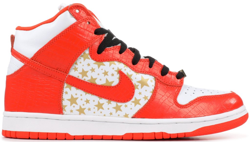 Nike SB Dunk High Supreme Orange White/College Orange (307385-181)
