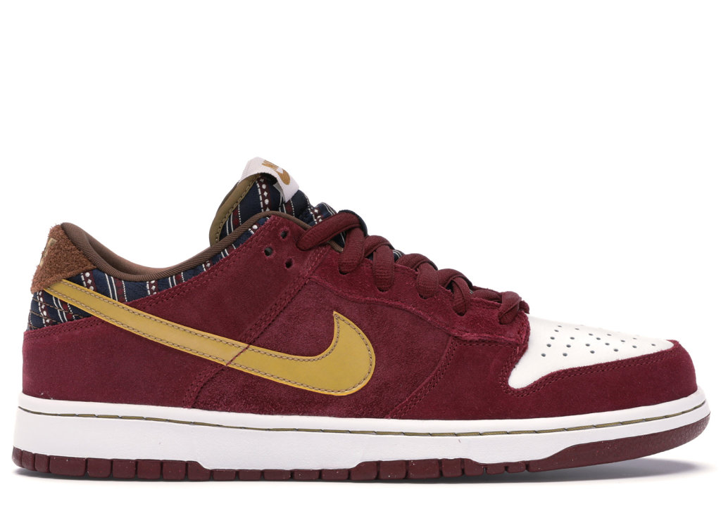 Nike SB Dunk Low Anchorman Team Red/Metallic Gold (304292-672)
