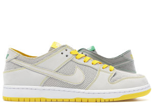 Nike SB Dunk Low Decon Ishod Wair Mismatch White/White-Aloe Green-Tour Yellow (AR1399-113)